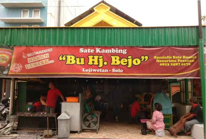 Warung Sate Kambing Solo Langganan Jokowi Warung Sate Pak Hj Bejo